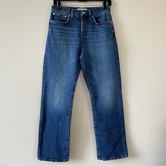 Madewell Denim - Madewell Straight Leg Jeans - Dark Blue
